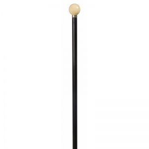 Imitation Ivory Spherical Top Walking Cane