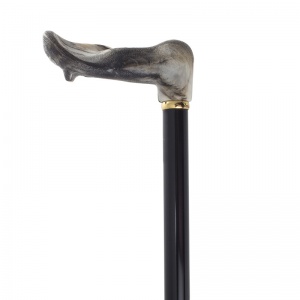 Left-Handed Moulded Orthopaedic Handle Walking Cane