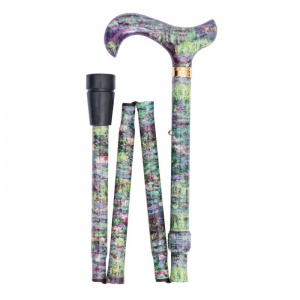 National Gallery Monet's Water-Lily Pond Derby Adjustable Folding Walking Stick