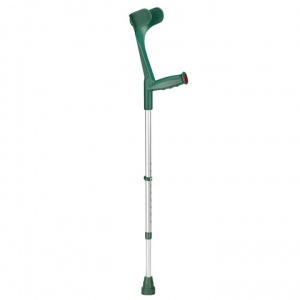 Ossenberg Open-Cuff Adjustable Green Crutch