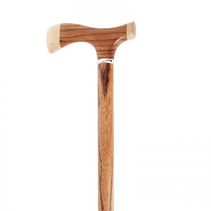 Rosewood Crutch Handle Dress Walking Stick