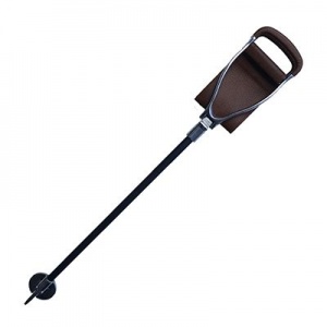 Shooting Stick with Tan Leather Seat