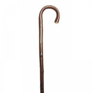 Tall Chestnut Crook Walking Stick