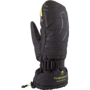 Therm-IC Warmer Ready Black Waterproof Thermal Mittens for Winter