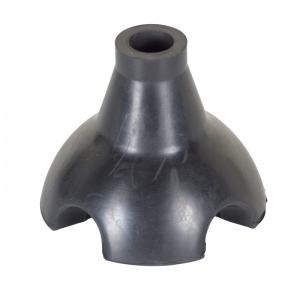 Type Q Quadpod Black Walking Stick Rubber Ferrule