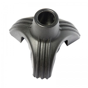 Type T Tripod Black Walking Stick Rubber Ferrule