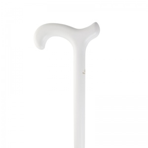 White Beech Derby Handle Walking Cane for the Blind and Partially Sighted