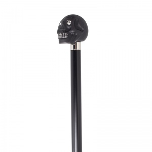 Black Skull Cane with Swarovski Eyes