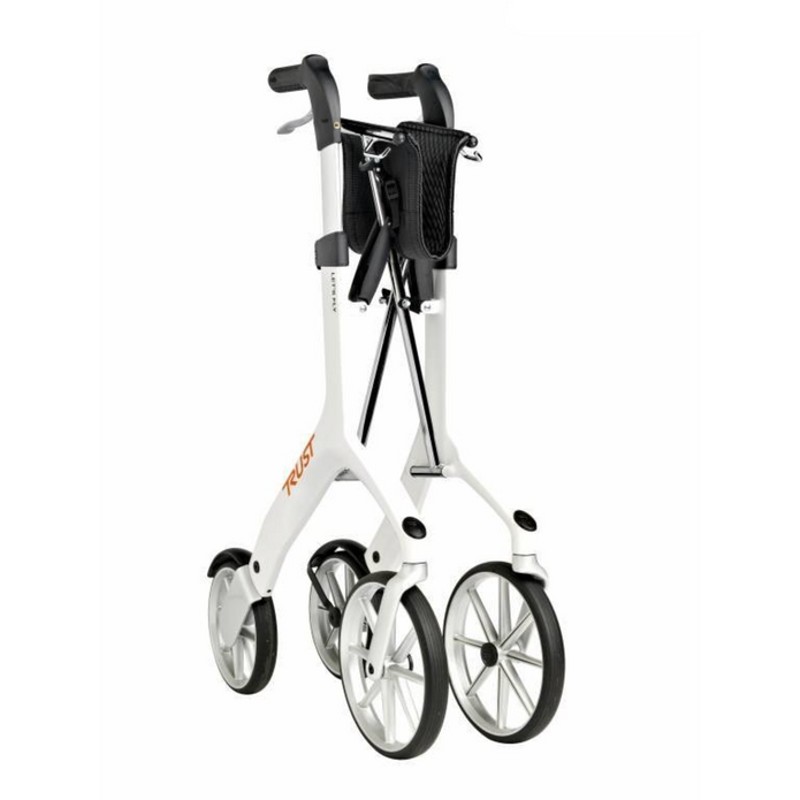 Trust Care Let's Fly Lightweight Folding Seat Rollator (White)