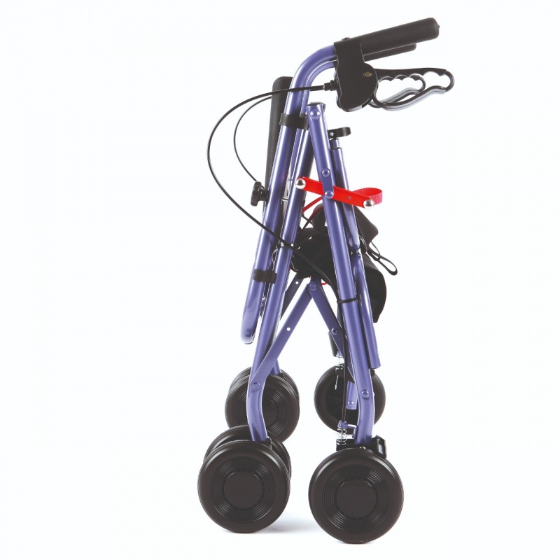 Uniscan Freeway 4-Wheel Walker with Lever Brake (Grey)