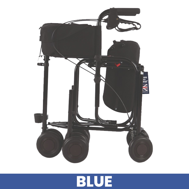 Uniscan Triumph Plus 5-Wheel Walker with Lever Brake (Blue)