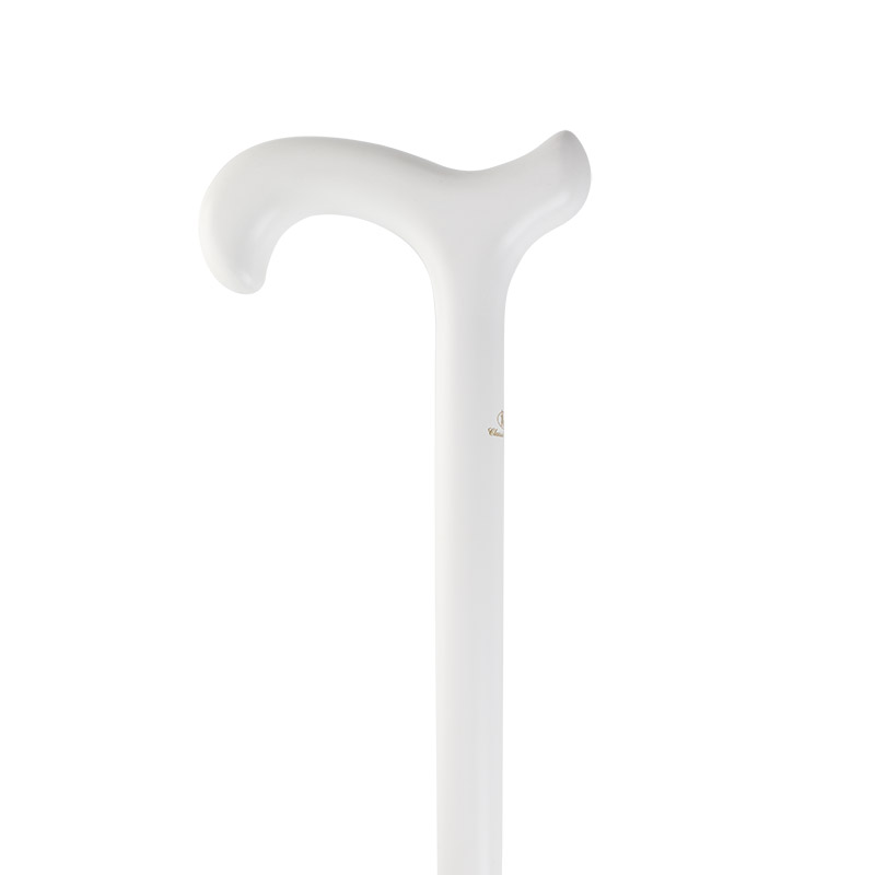 White Beech Derby Handle Walking Cane for the Blind and Partially Sighted