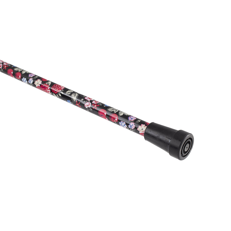 Adjustable Fruit Patterned Derby Handle Walking Stick