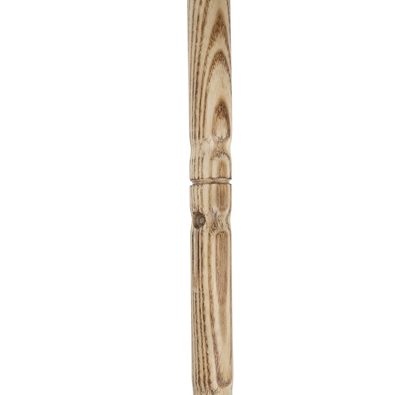 Bamboo Ringed Acacia Crook Handle Walking Stick