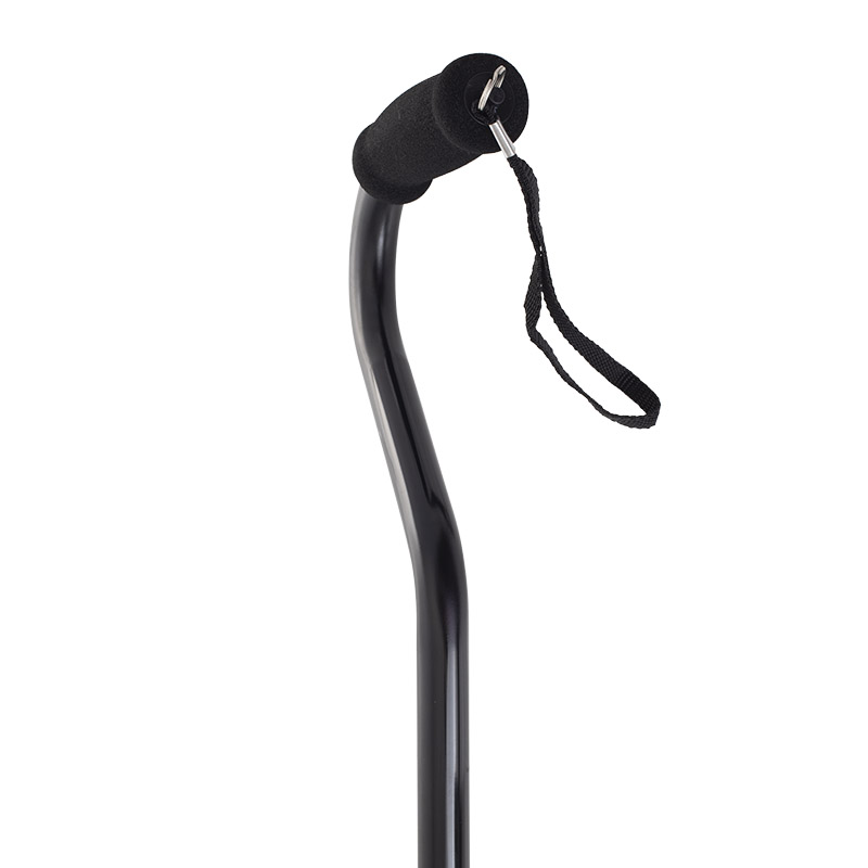 Drive Medical Swan Neck Walking Stick with Foam Handle