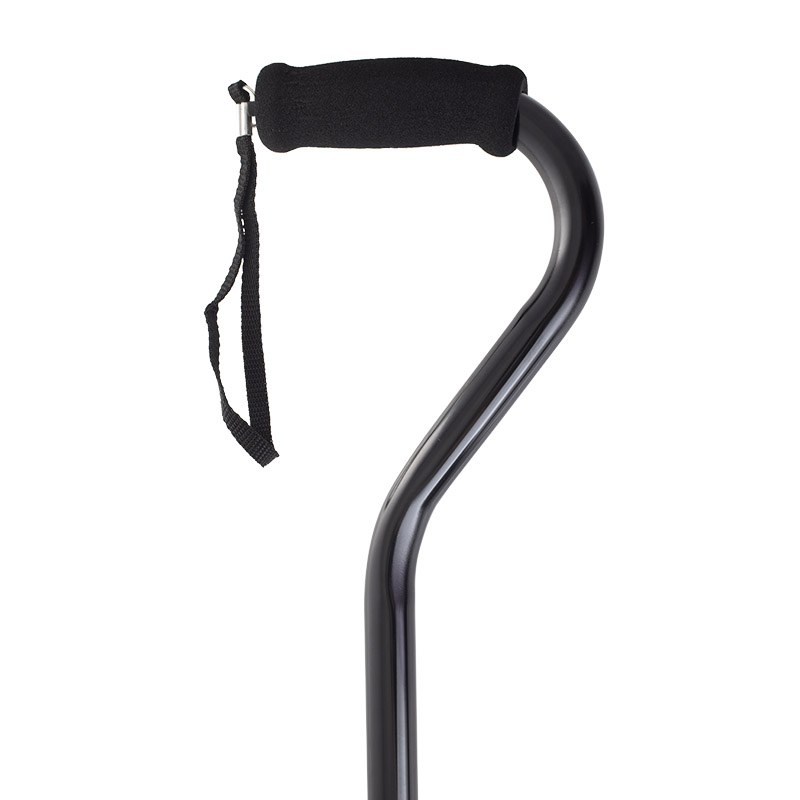 Drive Medical Swan Neck Walking Stick with Foam Handle
