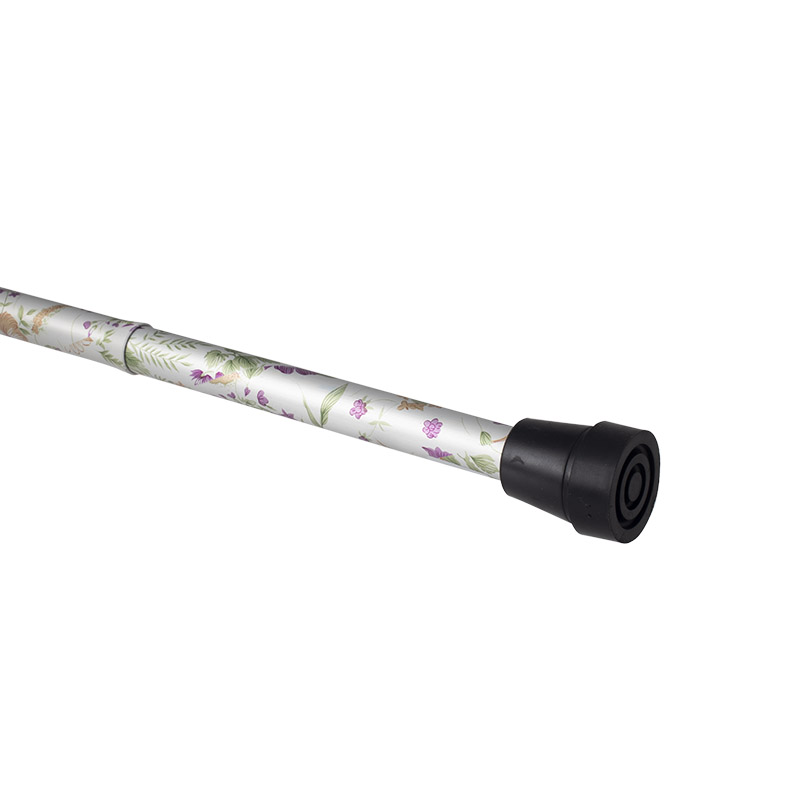 thumbnail image 2 of Ladies Pink Floral Adjustable Folding Walking Cane – Aluminum, With Flowers 2 of 6