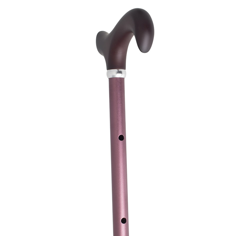 Classic Height Adjustable Burgundy Derby Cane