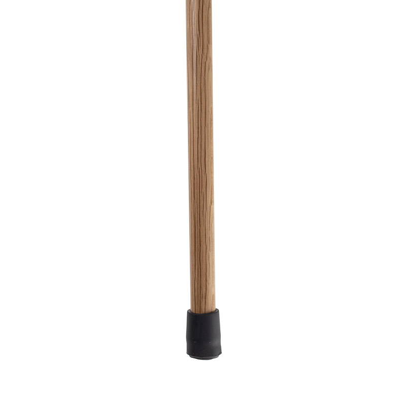 Holm Oak Wood Derby Walking Cane with Brass Collar