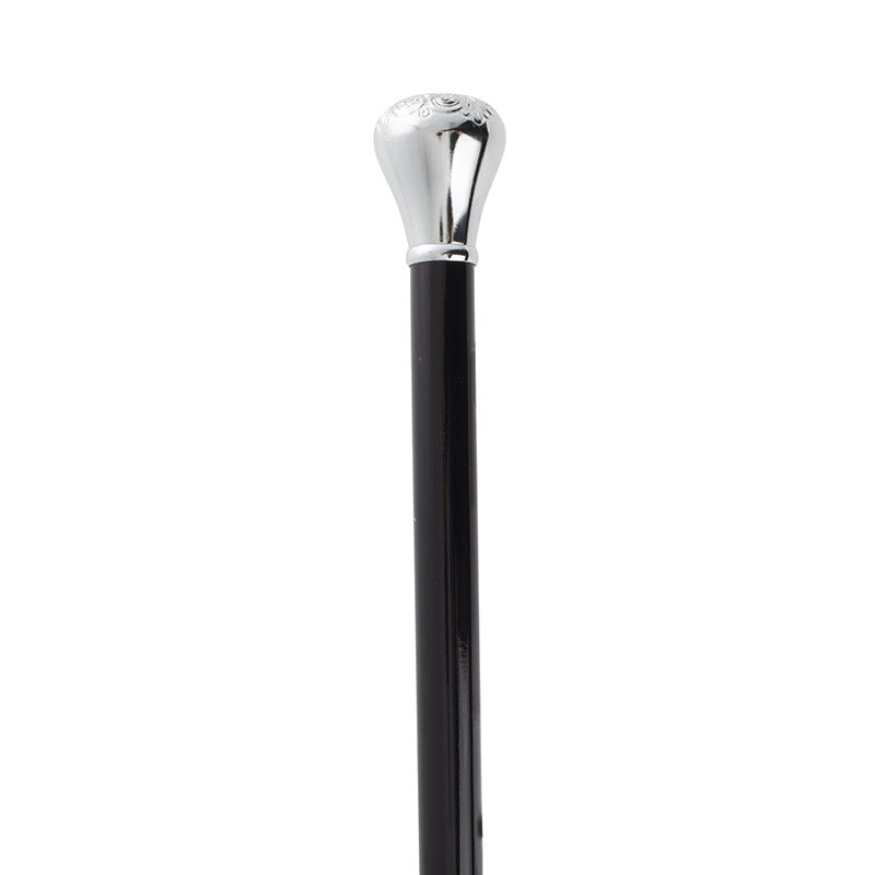 Decorative Chrome Handle Walking Stick 