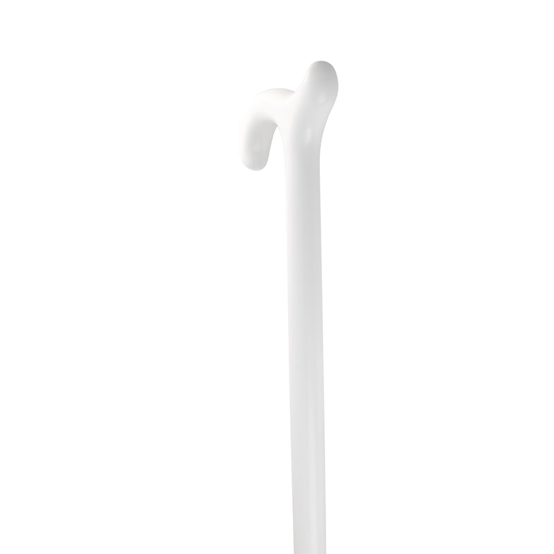 Derby Handle White Walking Cane for the Blind