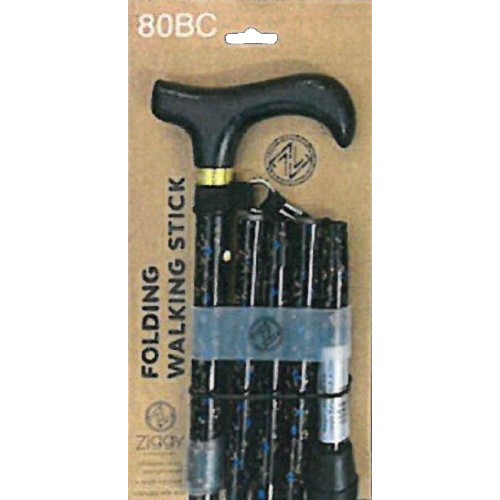 Floral Short Adjustable Walking Stick WalkingSticks.co.uk