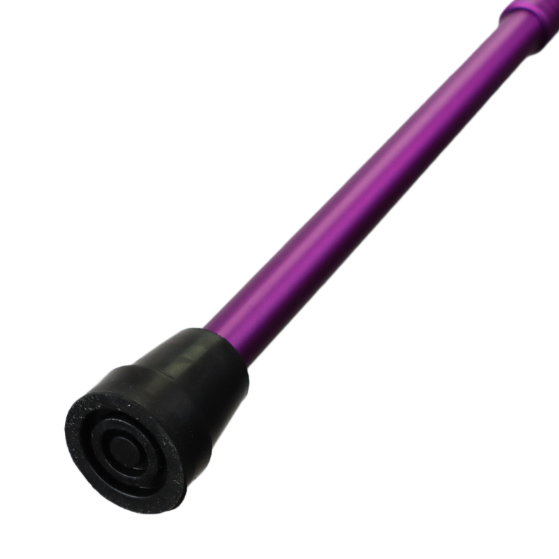 Ziggy Lilac Height-Adjustable Walking Stick with Gel Crutch Handle