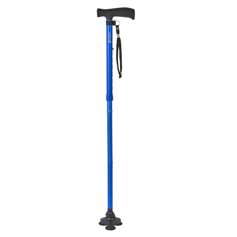 Ziggy Tribase Folding Walking Stick (Blue)