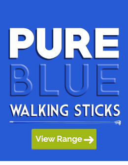 Browse Our Pure Blue Walking Sticks