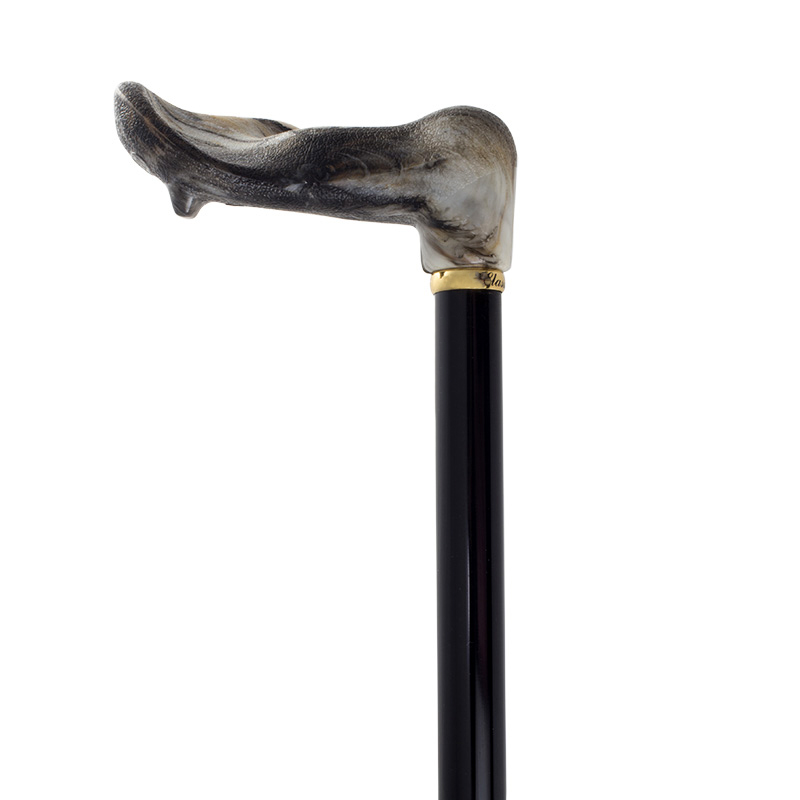 Right-Handed Moulded Orthopaedic Handle Walking Cane