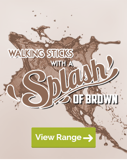 Walking Sticks with a Splash of Brown Colour