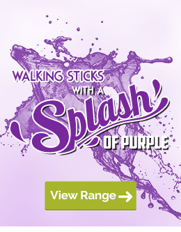 Browse Our Mixed Purple Walking Sticks