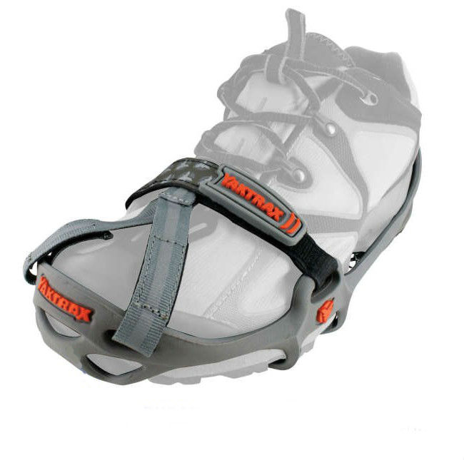 Yaktrax Run Grey Ice Grips Rubber Webbing